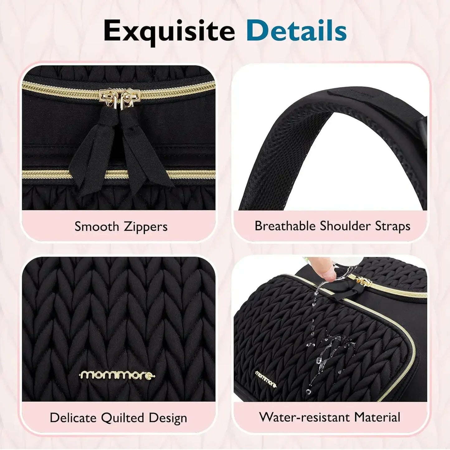 Large Capacity Organizer Mommy Bag For Baby Diapers Outdoor Stroller Hanging Bags Maternity Women Fashion Backpack Lightweight